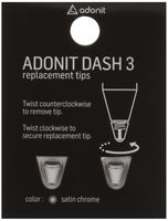 Adonit Dash 3 Replacement Tip (2-Pack) - Silver