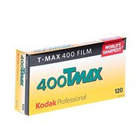 Kodak 856 8214 Professional 400 Tmax Black and White Negative Film 120 (ISO 400) 5 Roll Pack