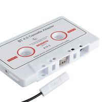 CICMOD Car Audio Cassette Adapter Tape Aux Receiver for iPhone iPod Android Samsung White