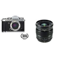 Fujifilm X-T3 Mirrorless Digital Camera (Body Only) - Silver + Fujinon XF16mmF1.4 R WR