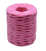 Raffia Paper Ribbon 1/4 Inch by 218 Yards for DIY Craft Gift Box Packing Paper Twine (218Yards, Pink)
