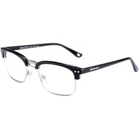 VEGOOS Blue Light Blocking Glasses for Men Women Anti Glare Semi Rimless Computer Glasses Anti Eye Strain (Black/Silver)
