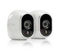 Arlo - Wireless Home Security Camera System | Night vision, Indoor/Outdoor, HD Video | Includes Cloud Storage & Required Base Station | 2-Camera System plus Outdoor Mount (VMS3230C)