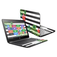 Mightyskins Skin Compatible with Hp Chromebook 11 G5 11.6" - Tropical Stripes | Protective, Durable, and Unique Vinyl Decal Wrap Cover | Easy to Apply, Remove, and Change Styles | Made in The USA