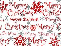 Christmas Gift Wrap Paper - 24 inches x 417 feet - Xmas Script