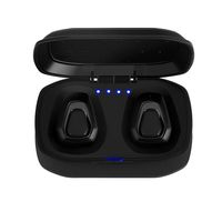 Wireless Earbuds, True Wireless Bluetooth 4.2 Headphones with 300mAh Charging Box 8H Playtime HiFi in Ear Stereo Headphones Sport Headset for iPhone and Android Phone, Tablet, Computer, Watch (Black)
