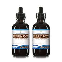 Pleurisy Root Tincture Alcohol-Free Extract, Organic Pleurisy Root (Asclepius tuberosa) Dried Root (2x4 FL OZ)