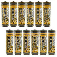 12 x AA 700mAh 1.2V NI-CD Rechargeable Battery Cell/RC MP3 2A KR6 Hyper Orange