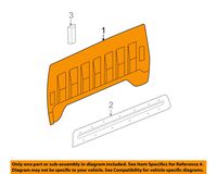 General Motors GM OEM-Back Panel 25881711
