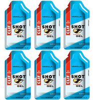 Clif Shot Gel - Vanilla - 6 Pack (6 x 1.2oz Packs)