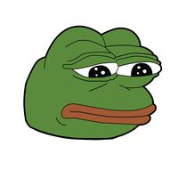Sad Pepe 4Chan Dank Rare - 4 Inch Full Color Decal for Macbooks or Laptops - Proudly Made in The USA from Adhesive Vinyl