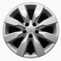 Genuine OEM Hubcap | Fits 2014-2016 Toyota Corolla | Professionally Reconditioned Like-New | 16-inch Factory Replacement Wheel Cover | 61172