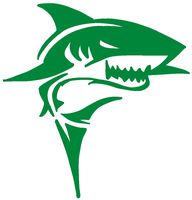 hBARSCI Shark Vinyl Decal - 5 Inches - for Cars, Trucks, Windows, Laptops, Tablets, Outdoor-Grade 2.5mil Thick Vinyl - Green