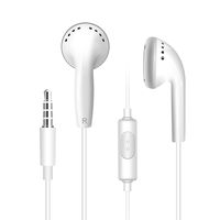 In-Ear Earphones with Microphone, Stereo Noise Isolating Headphone Earbuds with Mic and Volume Control for iphone/Samsung/Huawei/LG/Sony