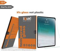 iPad Pro 2018 Screen Protector for Apple 12.9 inch iPad Pro 2018 Easy to Install Reduce Fingerprint [Compatible with Face ID and Apple Pencil ] (iPad Pro 2018-12.9 Inch, Clear)
