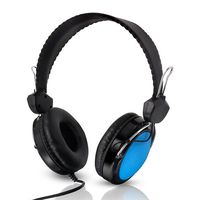 Kasstino DJ Style Wired Adjustable Headphones for Kids Boys Girls Childrens Teens Lightweight Over-Ear Stereo Headphone for Music PC MP3 MP4 iPod iPhone iPad Tablets (Blue)
