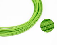 25ft - 4mm ID Mantis Green - Teleios Premium Cable Sleeve - MAINFrame Customs PET Expandable Cable Sleeving