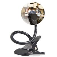 Clip On Cubicle Mirror, Computer Rearview Mirror, Convex Mirror for Personal Safety or Security Cabinet Desk Rear View Monitors (3.35" Round) by CQNET