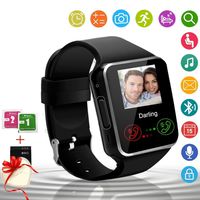 Android Smart Watch Bluetooth Smart Watch with Camera SIM Card Slot Touch Screen Smartwatch Fitness Tracker Sleep Pedometer Sports Activity Tracker Compatible for Android iOS Smartphones