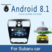 Android 8.1 Car Stereo for Subaru Forester Stereo 2008-2018 Radio GPS Navigation Headunit | 9 Inch Octa Core 1024x600HD | Support Bluetooth Steering Wheel WIFI USB SD 4G | Free Backup Camera |