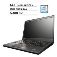 2020 Newest Lenovo Thinkpad T440 14 Inch Business Laptop, Intel Dual Core i5-4300U up to 2.9GHz, Intel HD 4400, 8GB DDR3 RAM, 240GB SSD, WiFi, Webcam, Windows 10 Pro (Renewed)