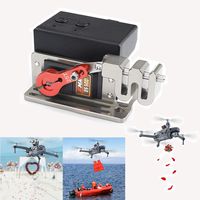 RCGEEK Clip Payload Delivery Airdrop Drone Drop Transport Double Release Thrower Device for Fishing Bait Released,Carrying Wedding Activities Gift,Search & Rescue Compatible with DJI Mavic 2 PRO/Zoom