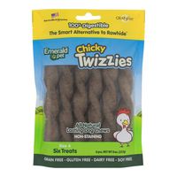 Emerald Pet - Dog Chews, Chew Treats, Rawhide Free, All-Natural Chew Sticks, Lasting Dog Treat, 100% Digestible, Grain-Free, Gluten-Free (Twizzies, Size 6,)