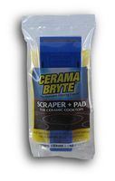 Cerama Bryte Multi-Purpose Cooktop Scraper and Pad Combo
