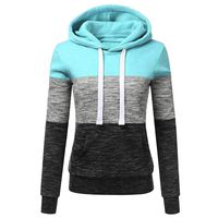 Hemlock Women Hoodies Hooded Sweatshirt Junior Pullover Tops Blouse College Student Hood Coats with Pocket (4XL, 2 Blue)