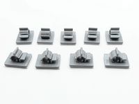 BLS 0607# Self Adhesive Zip Tie Mounts Cable Clip Clamp Wire Holder 50pcs