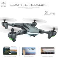 Leslaur VISUO XS816 Drone with Camera 4K WiFi FPV Optical Flow Positioning Gesture Photography Foldable Quadcopter Altitude Hold Drone