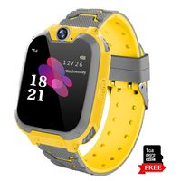 Kids Game Smart Watch Phone for Students, Girls Boys Touch Screen Smartwatch with MP3 Play SOS Camera Game Alarm Clock, Children's Gift Back to School (X6 Yellow)