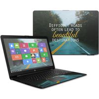 MightySkins Skin Compatible with HP 17t Laptop 17.3" (2017) - Difficult Roads | Protective, Durable, and Unique Vinyl Decal wrap Cover | Easy to Apply, Remove, and Change Styles | Made in The USA