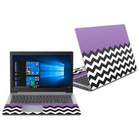 Mightyskins Skin Compatible with Lenovo Ideapad 330 15" (2018) - Purple Chevron | Protective, Durable, and Unique Vinyl Decal Wrap Cover | Easy to Apply, Remove, and Change Styles | Made in The USA