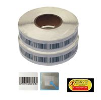2000 pcs Retail Store Checkpoint Compatible EAS RF 8.2 MHz Soft Label Anti Theft Sticker Tag