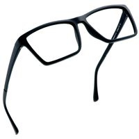 LifeArt Blue Light Blocking Computer Reading Glasses with Transparent Lens for Women/Men (LA_Equation, 1.50 Magnification)