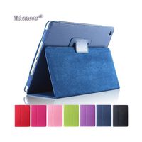 Mixneer for iPad Mini Case, Matte Soft Flip Litchi PU Leather for Apple iPad Mini 1//2/3 Cover Smart Stand Auto Sleep/Wake UP Style - Red