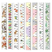Shuohu Kids Height Chart,Flamingo,Bus,Animal,Leaf Children Home Hanging Decorative Height Wall 5#
