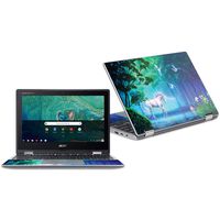 MightySkins Skin Compatible with Acer Chromebook Spin 11" CP311 - Unicorn Fantasy | Protective, Durable, and Unique Vinyl Decal wrap Cover | Easy to Apply, Remove, and Change Styles | Made in The USA