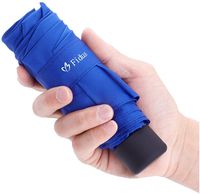 Fidus Mini Compact Sun&Rain Travel Umbrella - Lightweight Portable Umbrella with 95% UV Protection-Mazarine