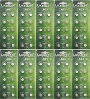 LOOPACELL 100 Pack AG3 LR41 392 SR41SW 384 192 V384 V392 D384 D392 280-13 Alkaline Button Cell Battery