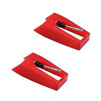Record Player Needle Turntable Diamond Replacement Stylus Needles for Vinyl Record Player 2 Pack