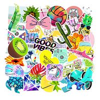 150 PCs Water Bottles Stickers for VSCO Girls - Laptops Sticker for Teens Feminist - Cute Aesthetic Trendy Waterproof Vinyl Sticker Pack for Hydro Flask Tumbler Cameras Phone Luggage Graffiti Decal