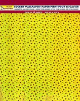 Magnetic Locker Wallpaper - Dry Erasable Holographic Designs - Full Sheet Magnetic - Pack of 4 Sheets - Gold Color - v3