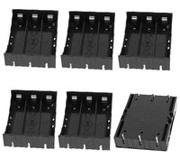 YXQ 3x3.7V 18650 Battery Holder Batteries Case 6 Pin Plastic DIY 6Pcs