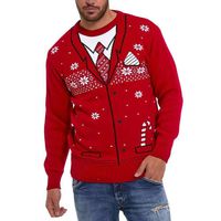 Suéter sudaderas navideñas para hombres ropa puentes navideños hombres suéter ropa navideña para hombres