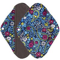 Hot Sale! Mama Cloth for Women,WYTong Ladies 2Pcs Bamboo Cloth Pads/ Washable Menstrual Pad / Reusable Sanitary Pad (Blue, M)