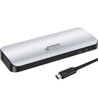 [Thunderbolt Certified] Nekteck Thunderbolt 3 PD Docking Station, Supports 4K HD Display, 60W Power Delivery, 4K HDMI2.0@60Hz, 5 USB 3.0 ports, for MackBook Pro Late 2016/2017 & Specific Windows/macOS