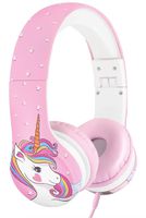 Nenos Kids Headphones Children's Headphones for Kids Toddler Headphones Limited Volume Unicorn (Pink Unicorn)