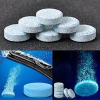 Daphot-Store - 6Pcs per pack Windshield Glass Washer Window Cleaner Compact Effervescent Tablets Detergent Fine Concentrated Solid